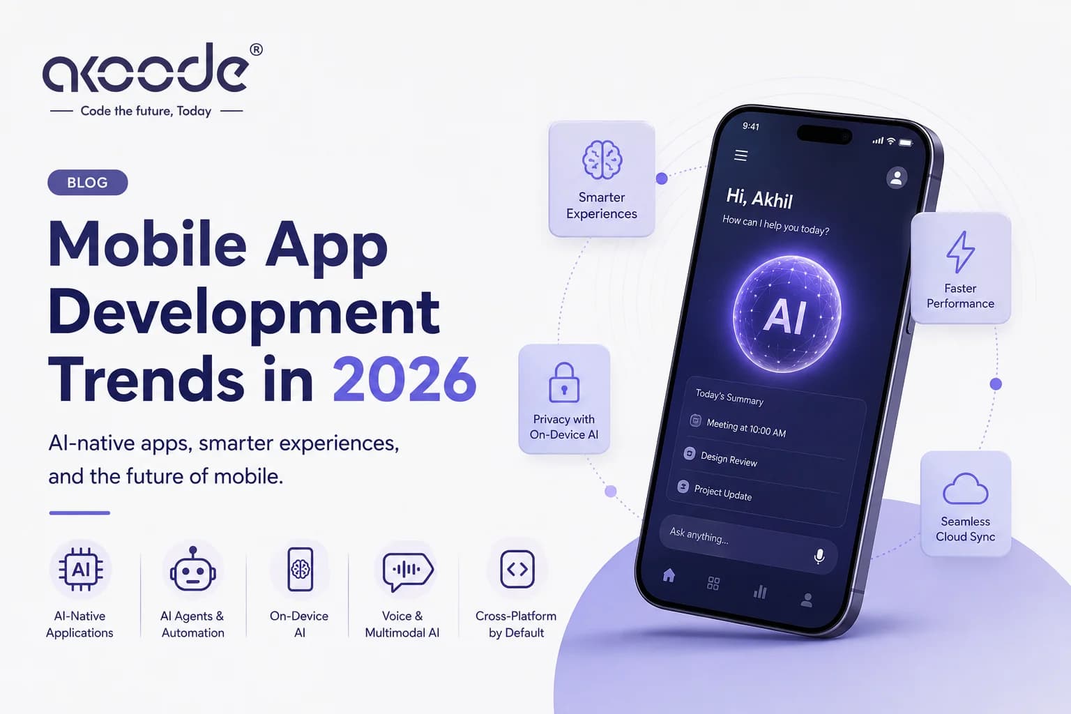 Mobile App Development Trends in 2026: AI, Emerging Technologies & the Future