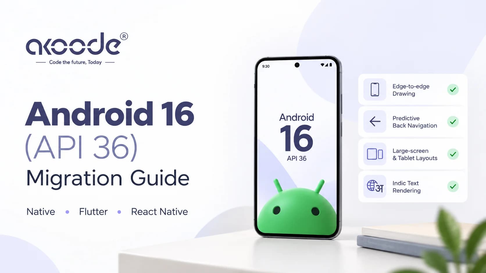 Targeting Android 16 (API 36): The Technical Migration Guide for Native, Flutter and React Native Apps