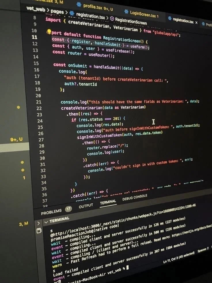 Software engineer developing a custom application for a Bristol aerospace and technology client