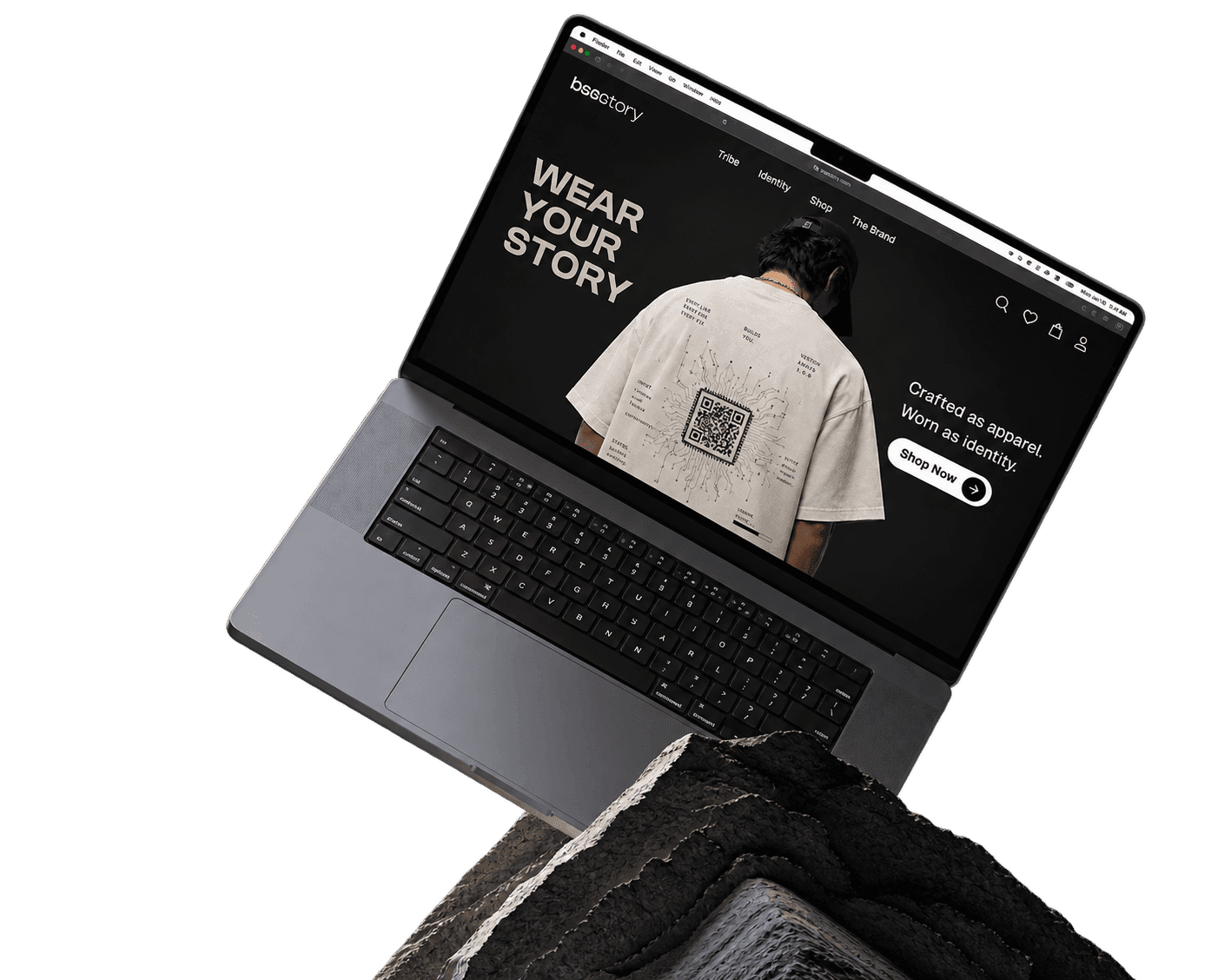 eCommerce Development Company in San Francisco — Akoode e-commerce storefront shown on a laptop