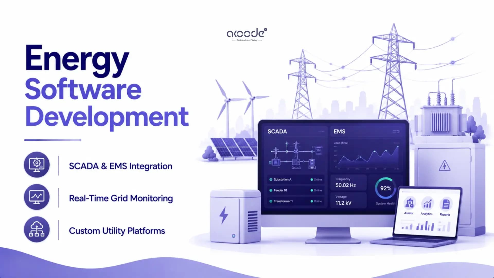 Energy Software Development: SCADA, EMS, and Custom Platforms