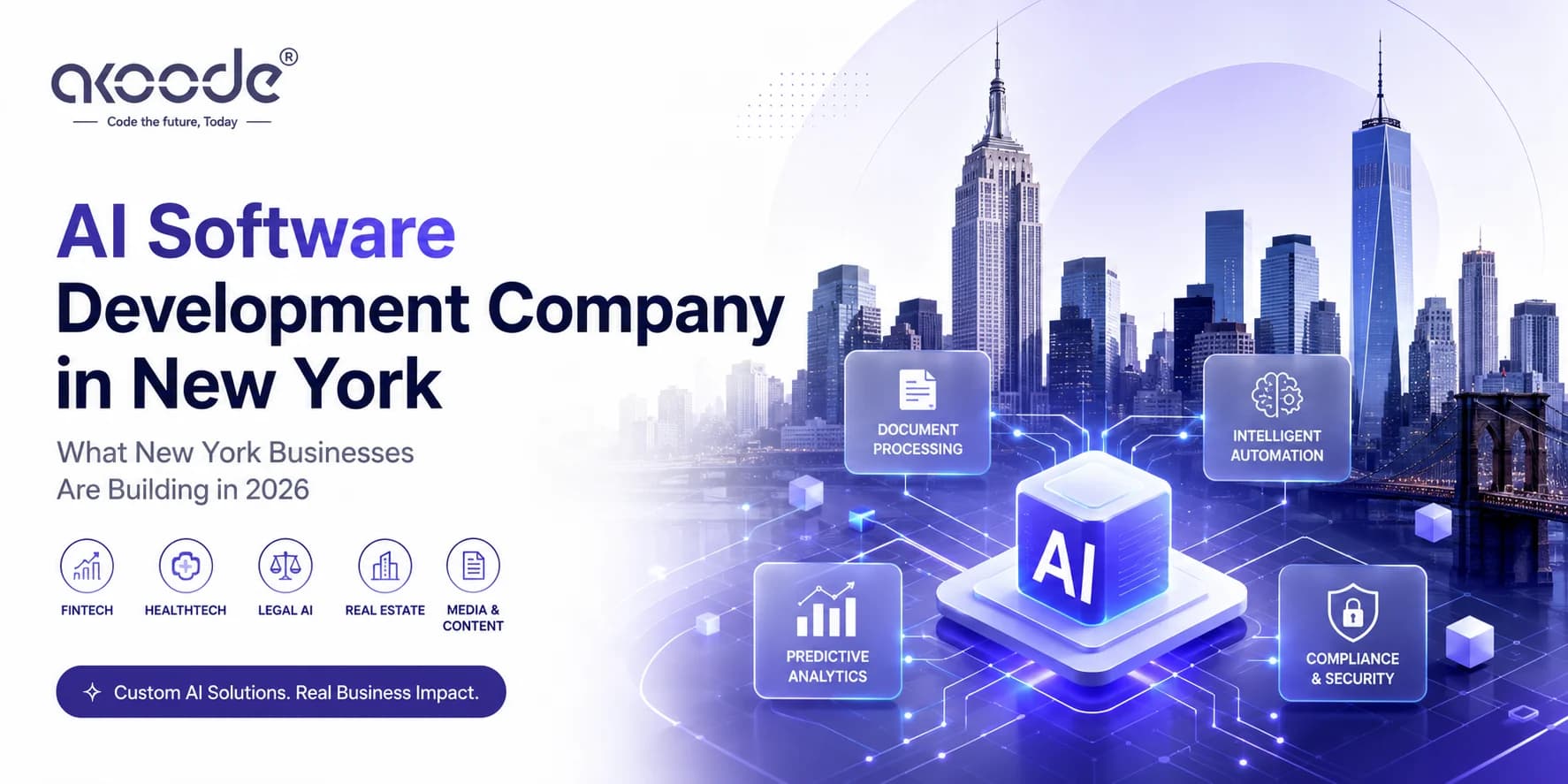 AI Software Development Company in New York: What NY Businesses Are Building in 2026