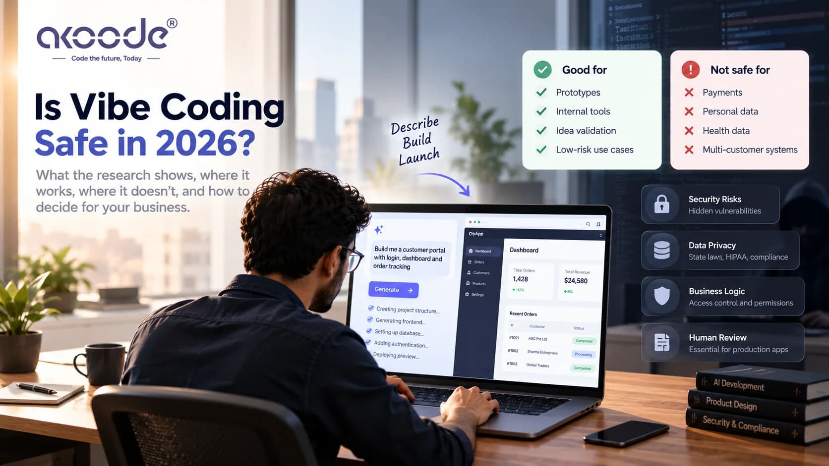 Is Vibe Coding Safe for Production? A US Founder’s Guide to What to Build, Review and Hand to Engineers