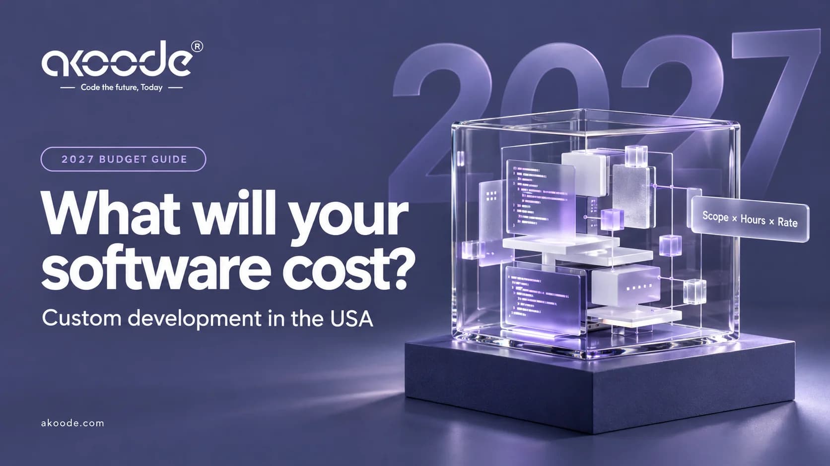 Custom Software Development Cost in the USA: What You'll Pay in 2027