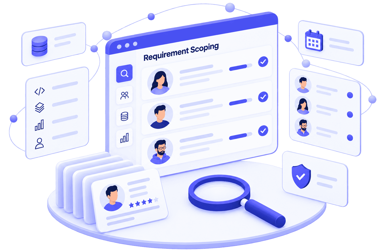 Stage 1 of Akoode's staff augmentation process: requirement scoping